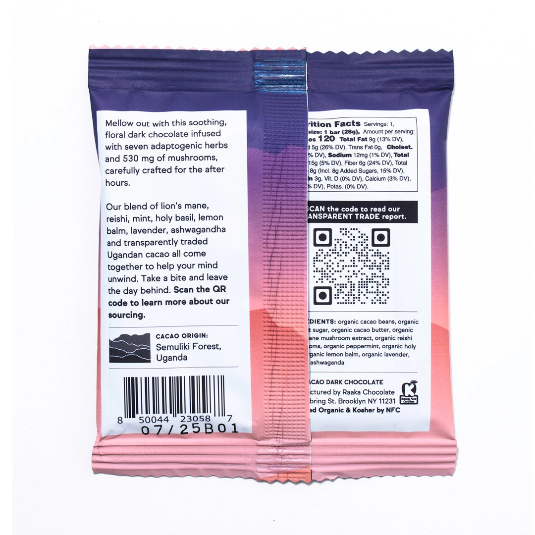 Raaka | Functional Chocolate: Mellow Moon (28g)