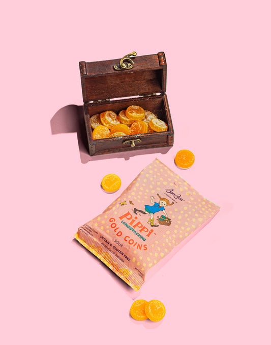 BonBon | Swedish Gummies: Pippi Longstocking Gold Coins (120g)