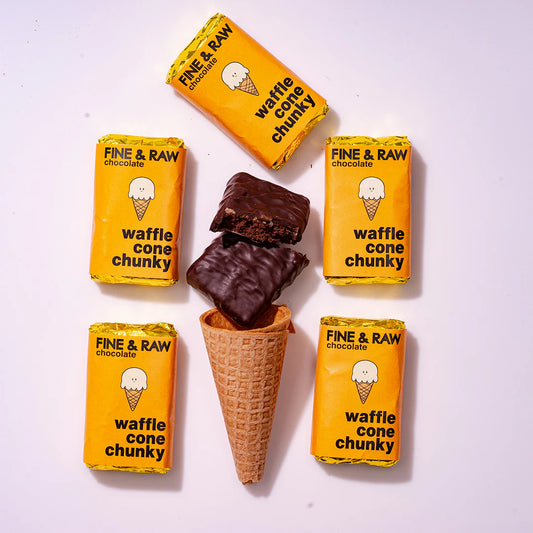 Fine & Raw | Waffle Cone Chunky Chocolate (43g)