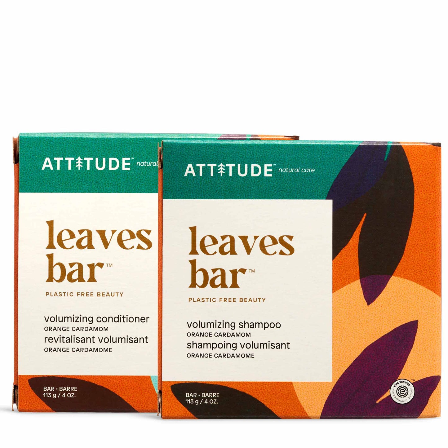 Attitude | Volumizing Shampoo & Conditioner Duo: Orange Cardamom