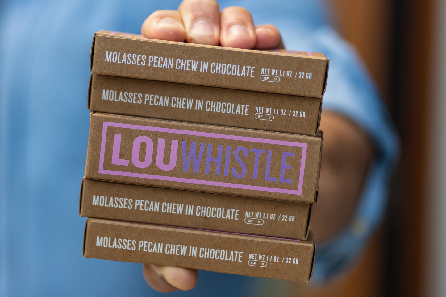 Oregon Bark | Lou Whistle Molasses Pecan Chocolate (38g)