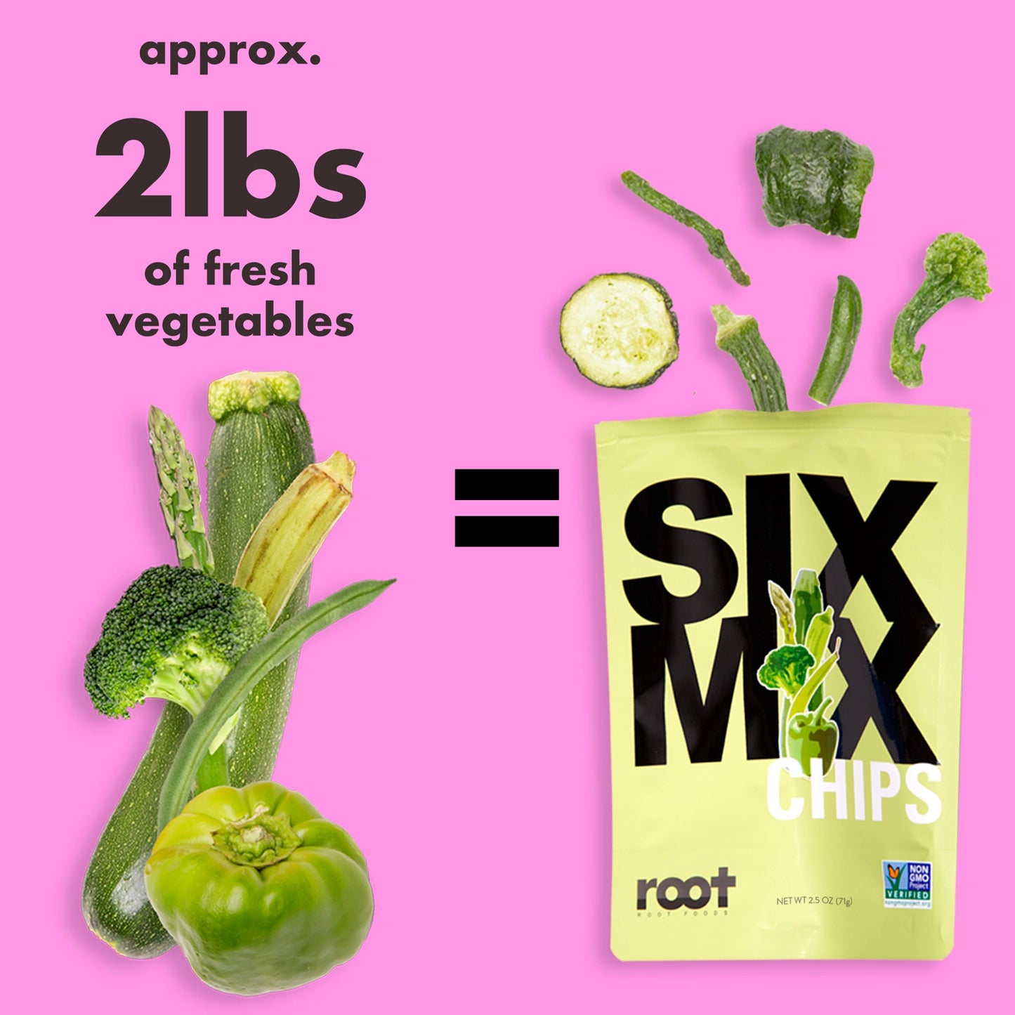 Root Foods | Six Mix Chips (71g)