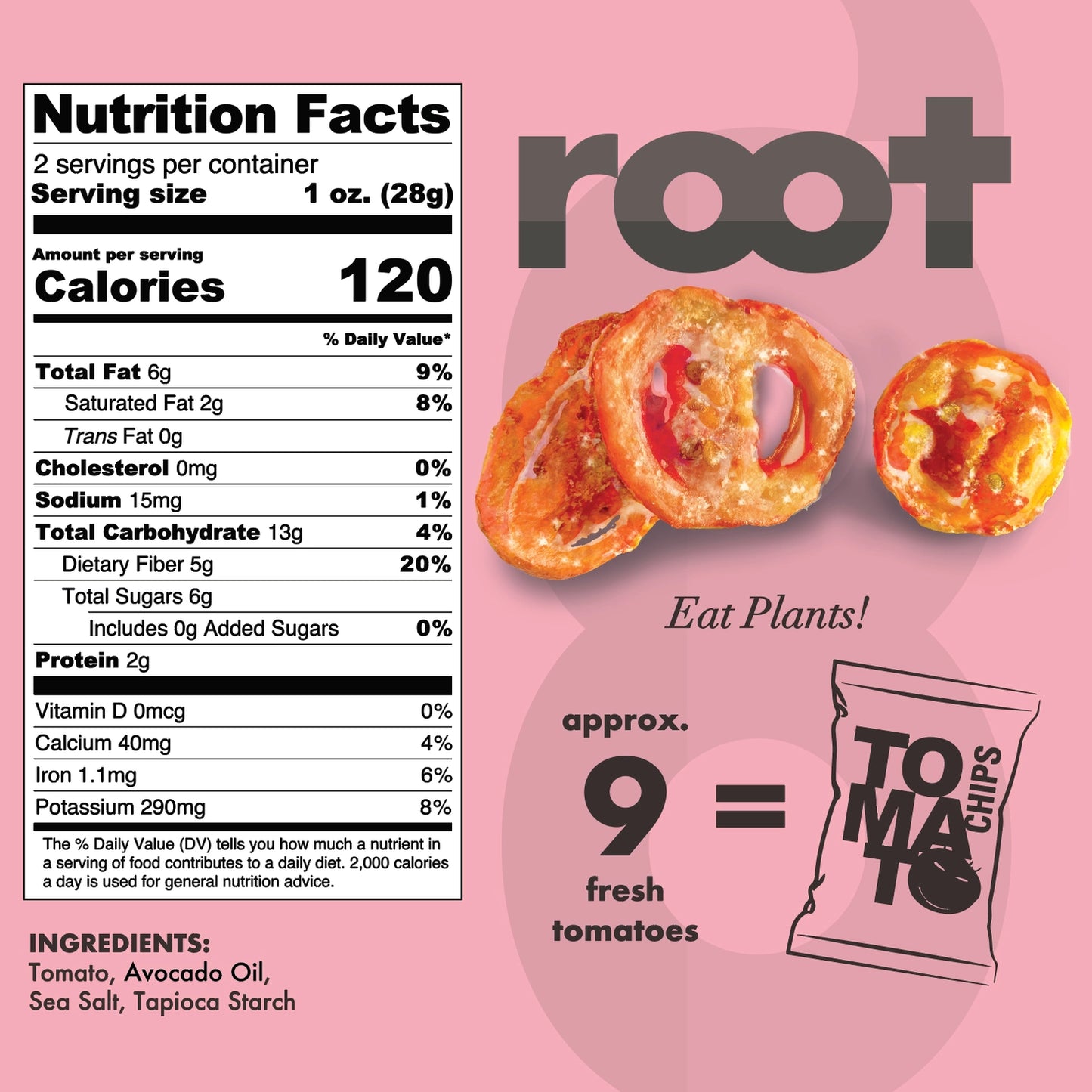 Root Foods | Tomato Chips (71g)