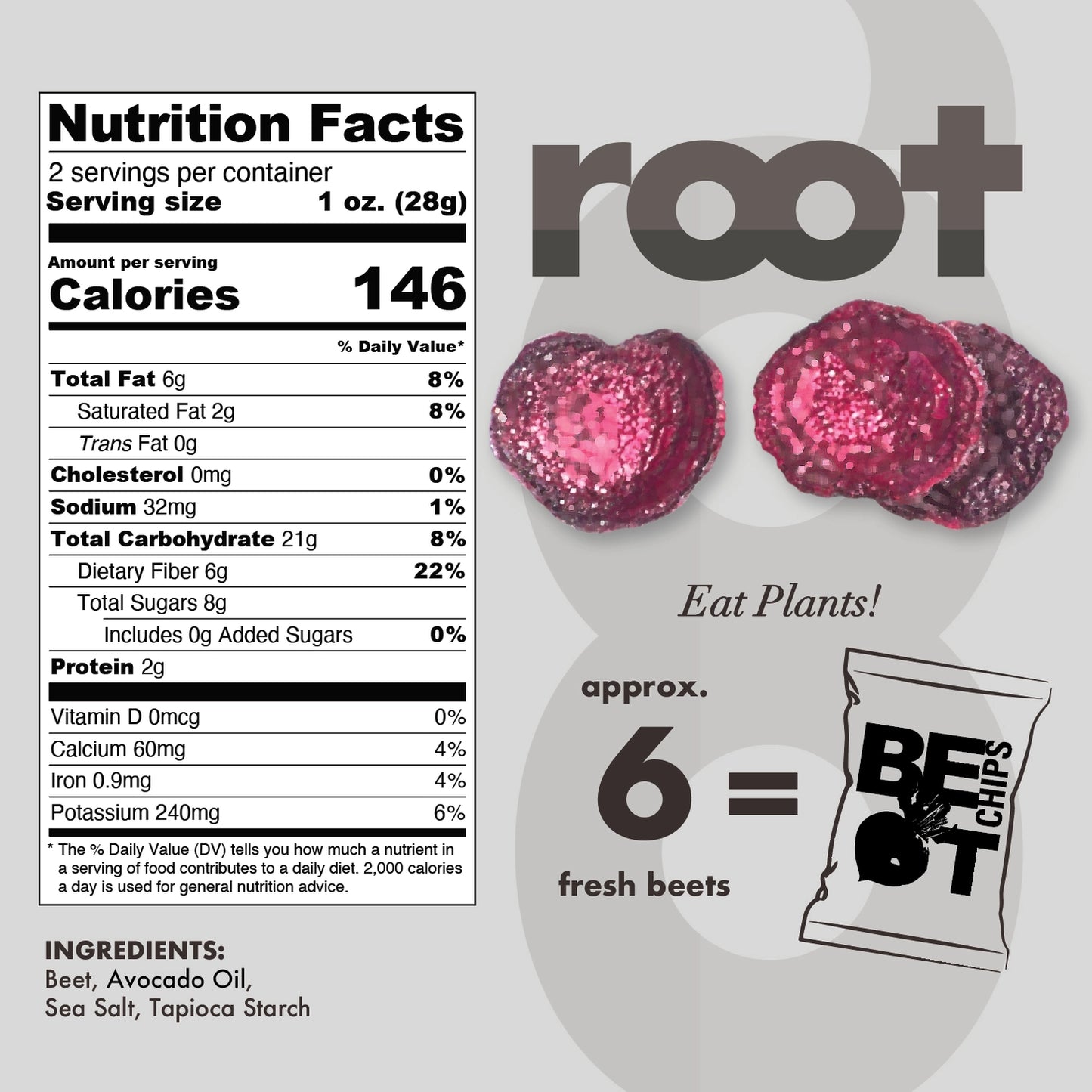 Root Foods | Beet Chips (71g)