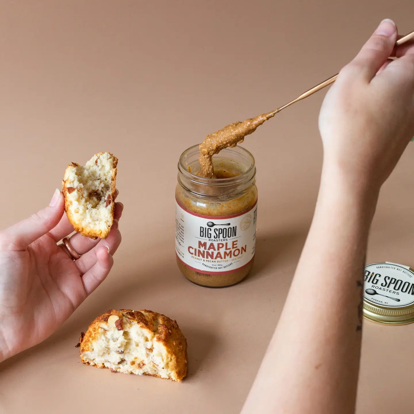 Big Spoon Roasters | Nut Butter: Maple Cinnamon Peanut & Pecan Butter (13oz)