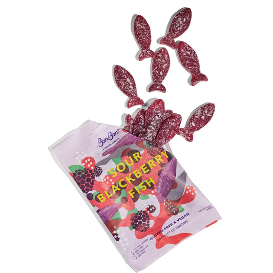 BonBon | Sour Blackberry Swedish Fish (150g)
