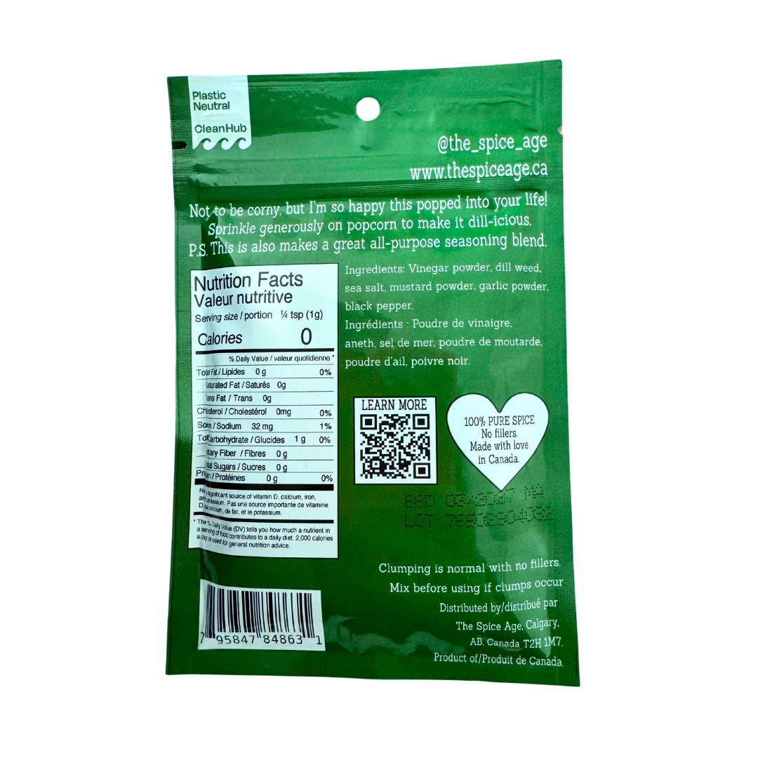 The Spice Age | Dill Pickle Popcorn Seasoning (60g)