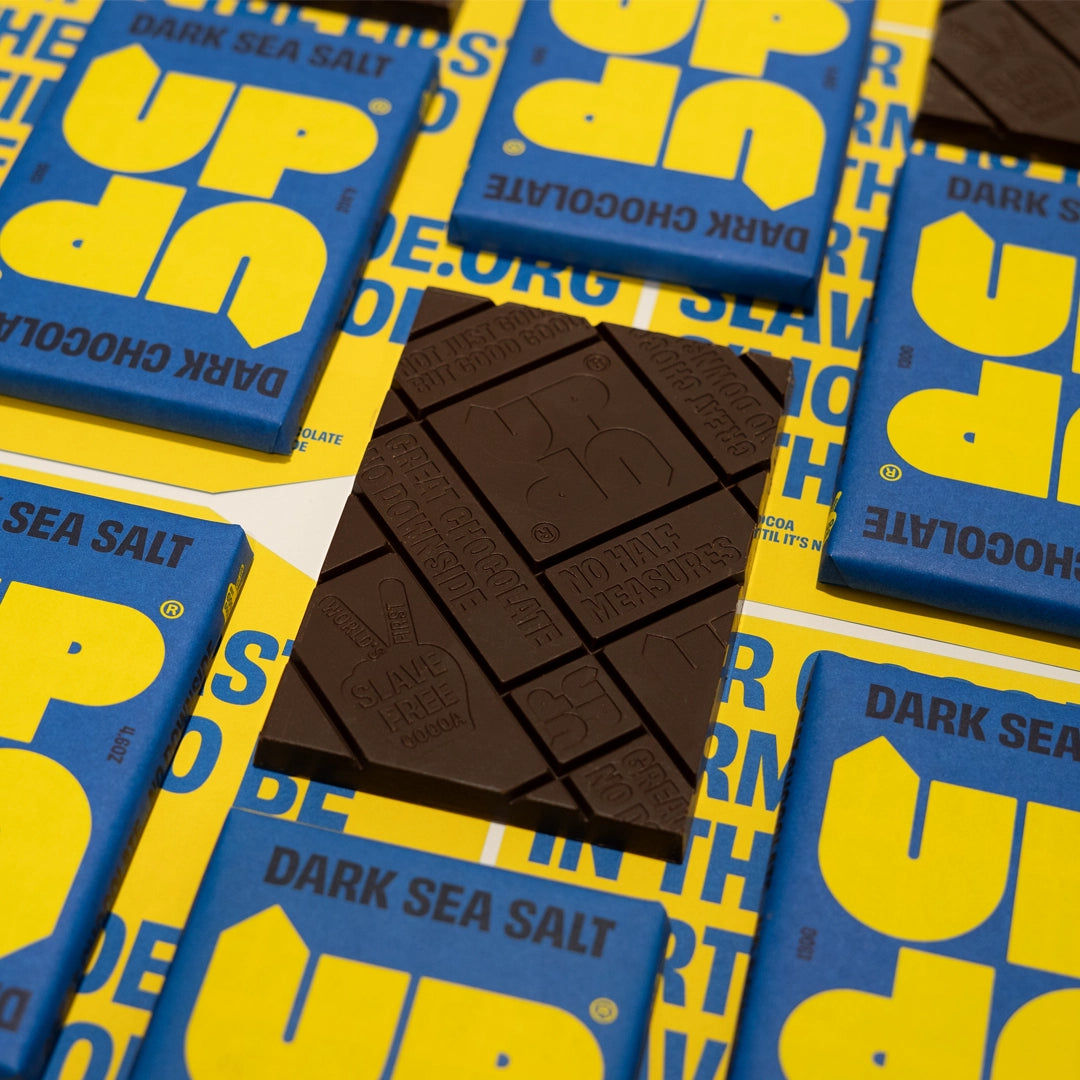 Up Up | Dark Sea Salt Chocolate (130g)