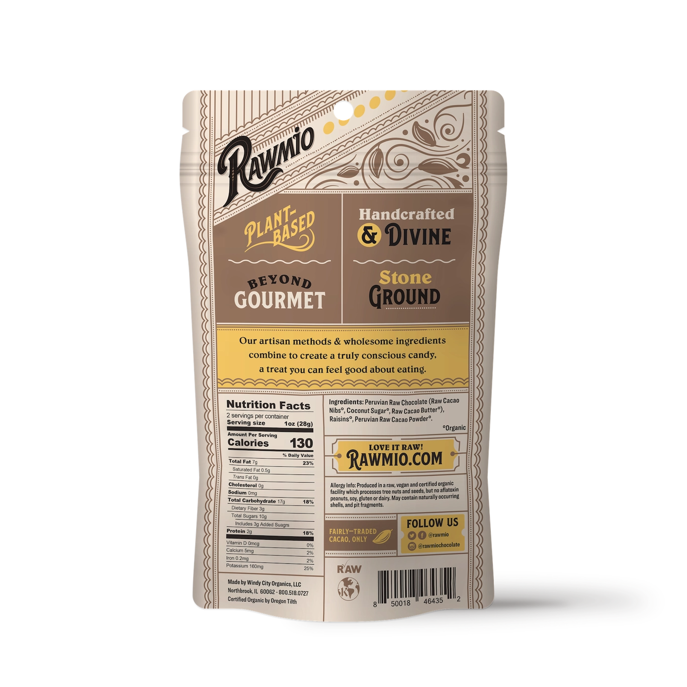 Rawmio | Chocolate Covered Raisins (57g)