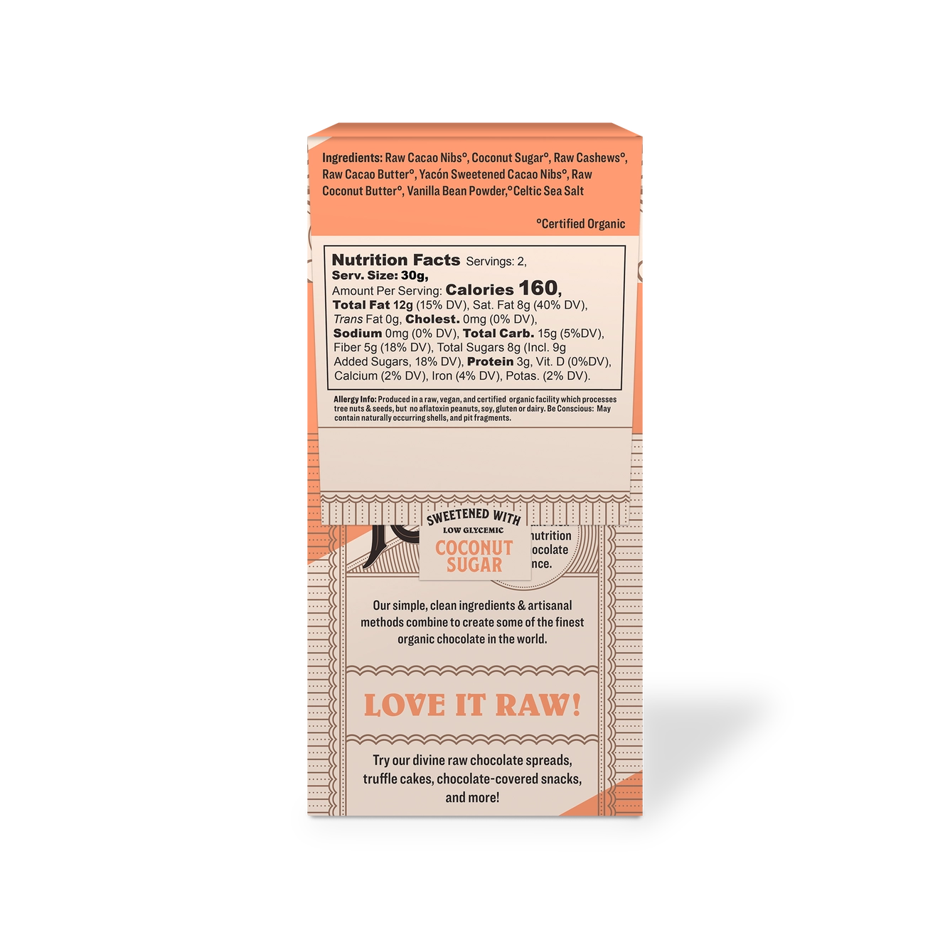 Rawmio | Coconut Caramel & Cashew Chocolate (60g)