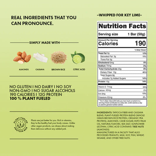 Trubar | Whipped For Key Lime Protein Bar (50g)