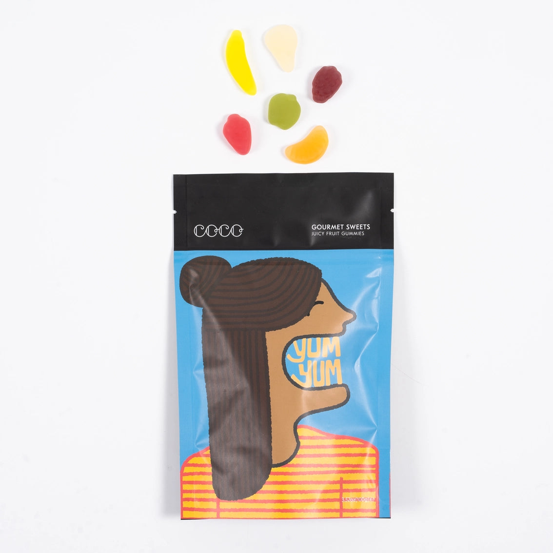 Coco | Gourmet Sweets: Juicy Fruit Gummies (100g) *BB SEP 2025*