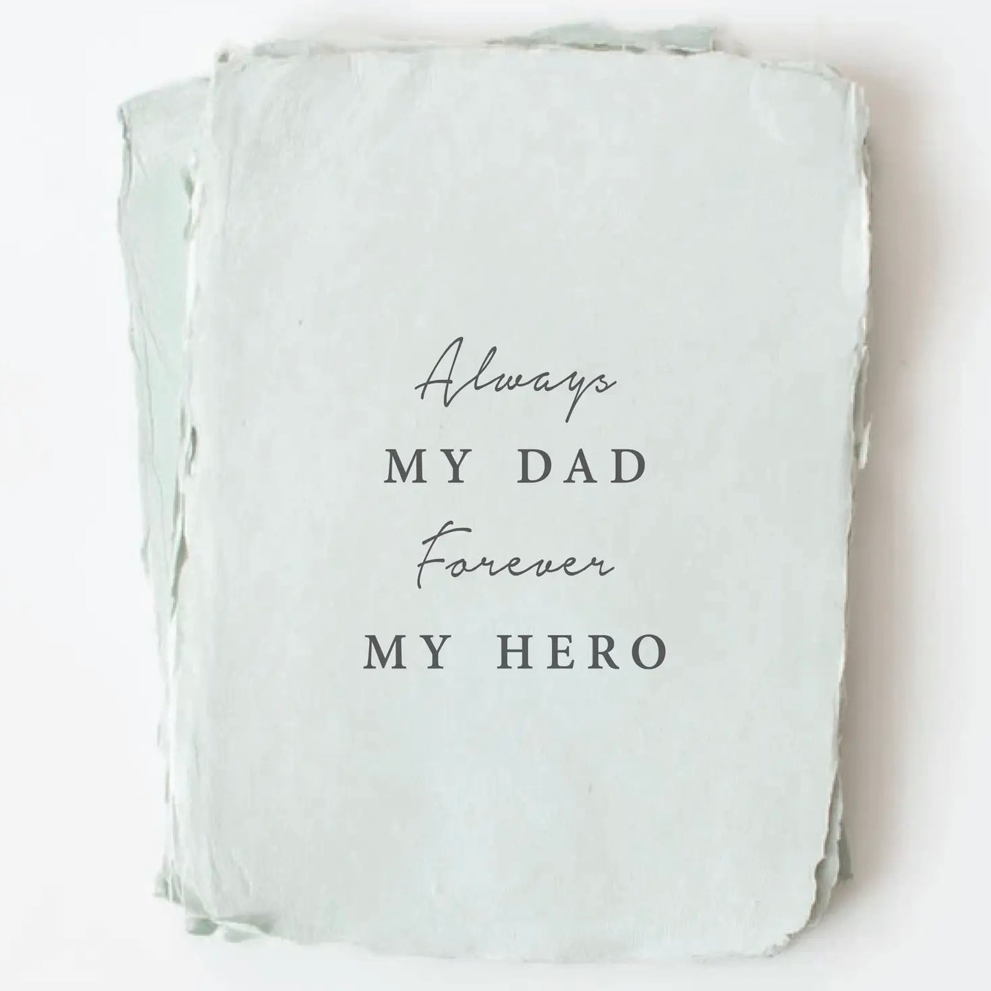 Paper Baristas | My Dad My Hero Card *FREE TO GOOD HOMES*