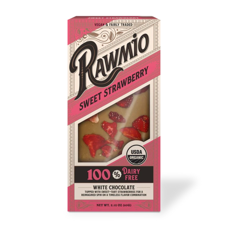 Rawmio | Sweet Strawberry White Chocolate (60g)