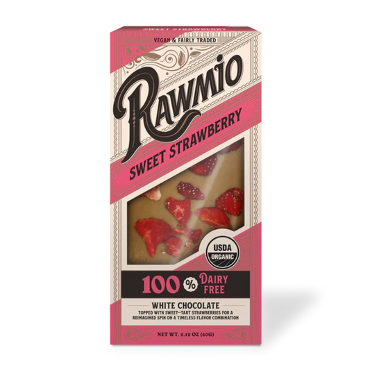 Rawmio | Sweet Strawberry White Chocolate (60g)