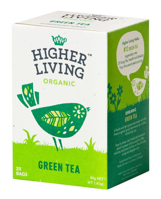 Higher Living | Green Tea (20 teabags)