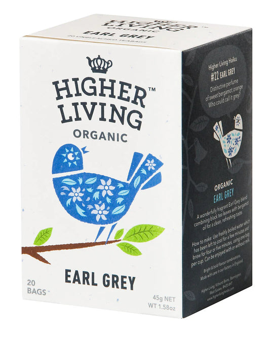 Higher Living | Earl Grey Tea (20 teabags)