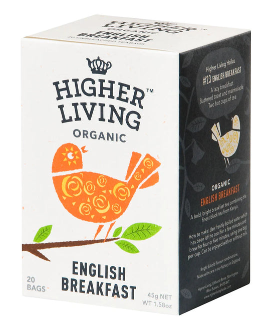 Higher Living | English Breakfast Tea (20 teabags)
