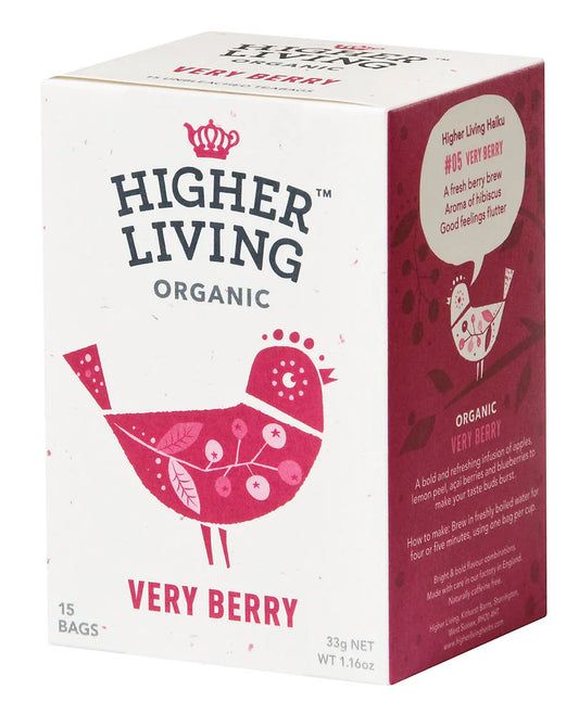 Higher Living | Very Berry Tea (15 teabags)