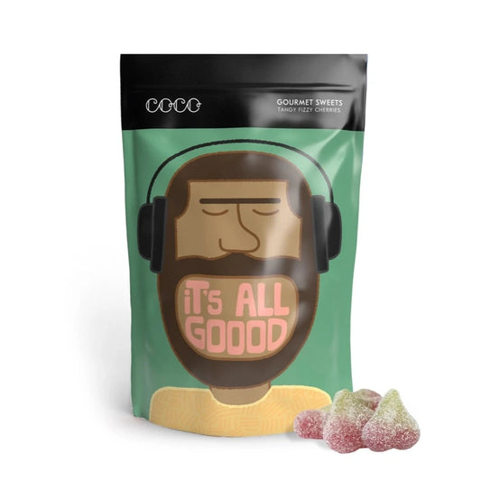 Coco | Gourmet Sweets: Tangy Fizzy Cherries (100g) *SHIPS SEP 15*
