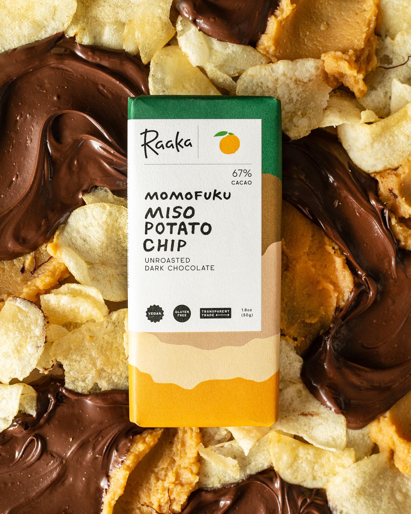 Momofuku x Raaka | Chocolate: Miso Potato Chip (51g)