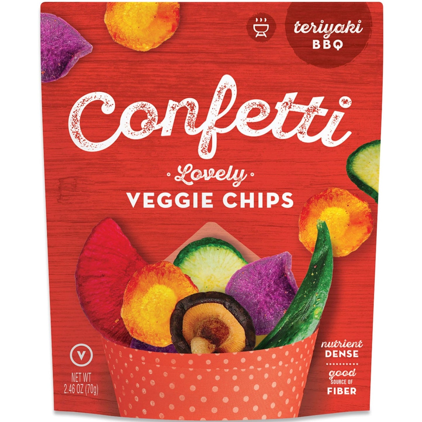 Confetti | Veggie Chips: Teriyaki BBQ (70g)