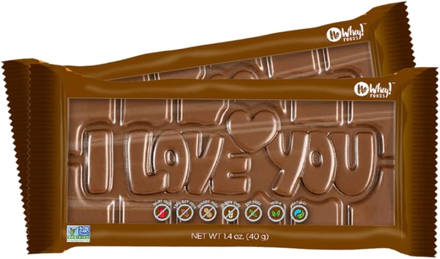 No Whey | Chocolate: 'I Love You Bar' (40g)