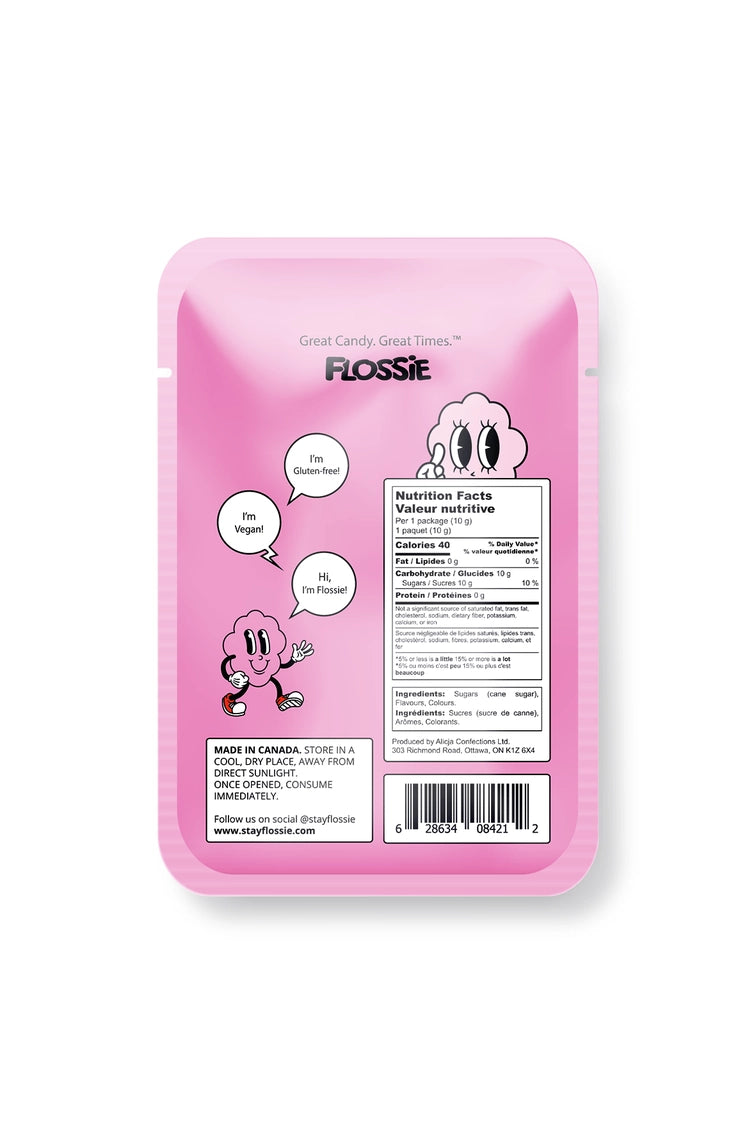 Flossie | Pink Vanilla Cotton Candy (10g)