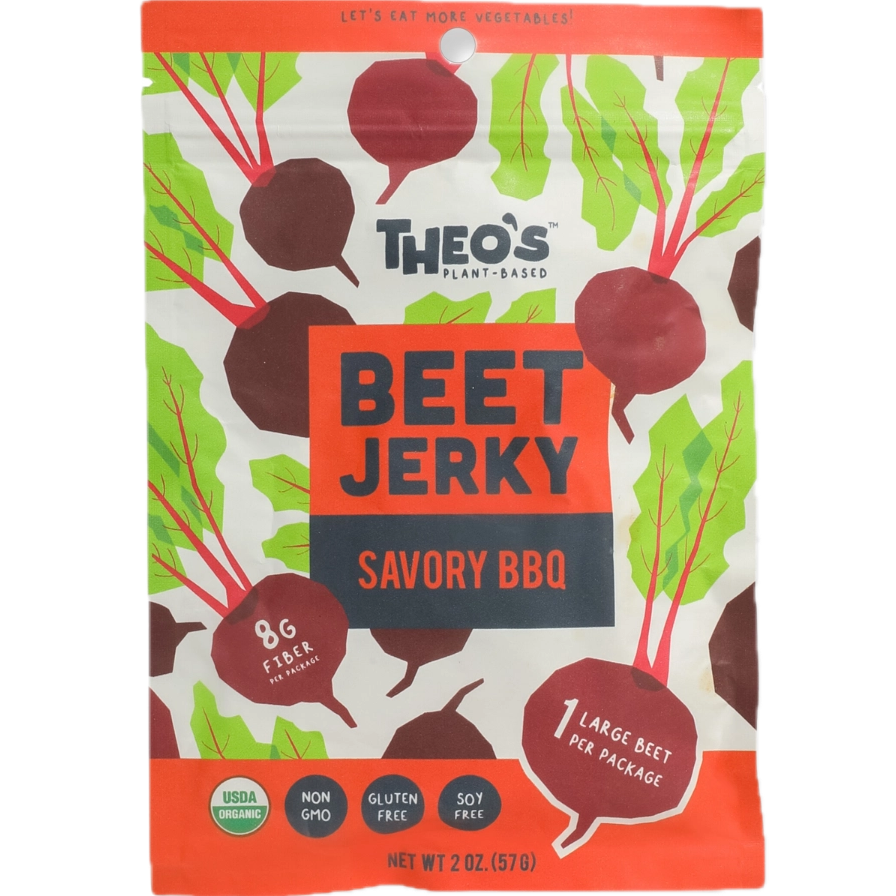 Theo's | Beet Jerky: Savory BBQ (57g)