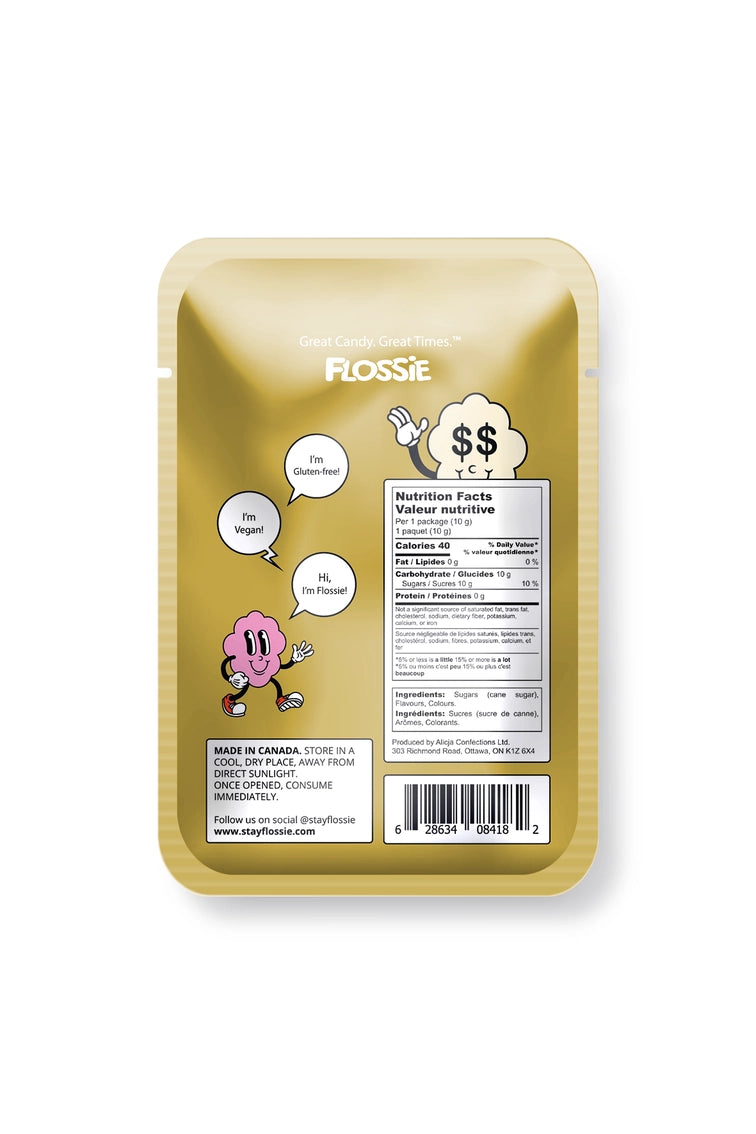 Flossie | Champagne Flavored Cotton Candy (10g)