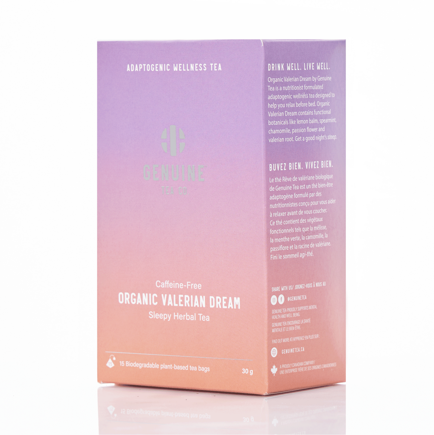 Genuine Tea Co | Organic Valerian Dream (15 bags)