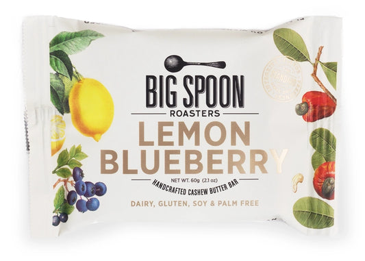 Big Spoon Roasters | Lemon Blueberry Cashew Butter Bar (60g)