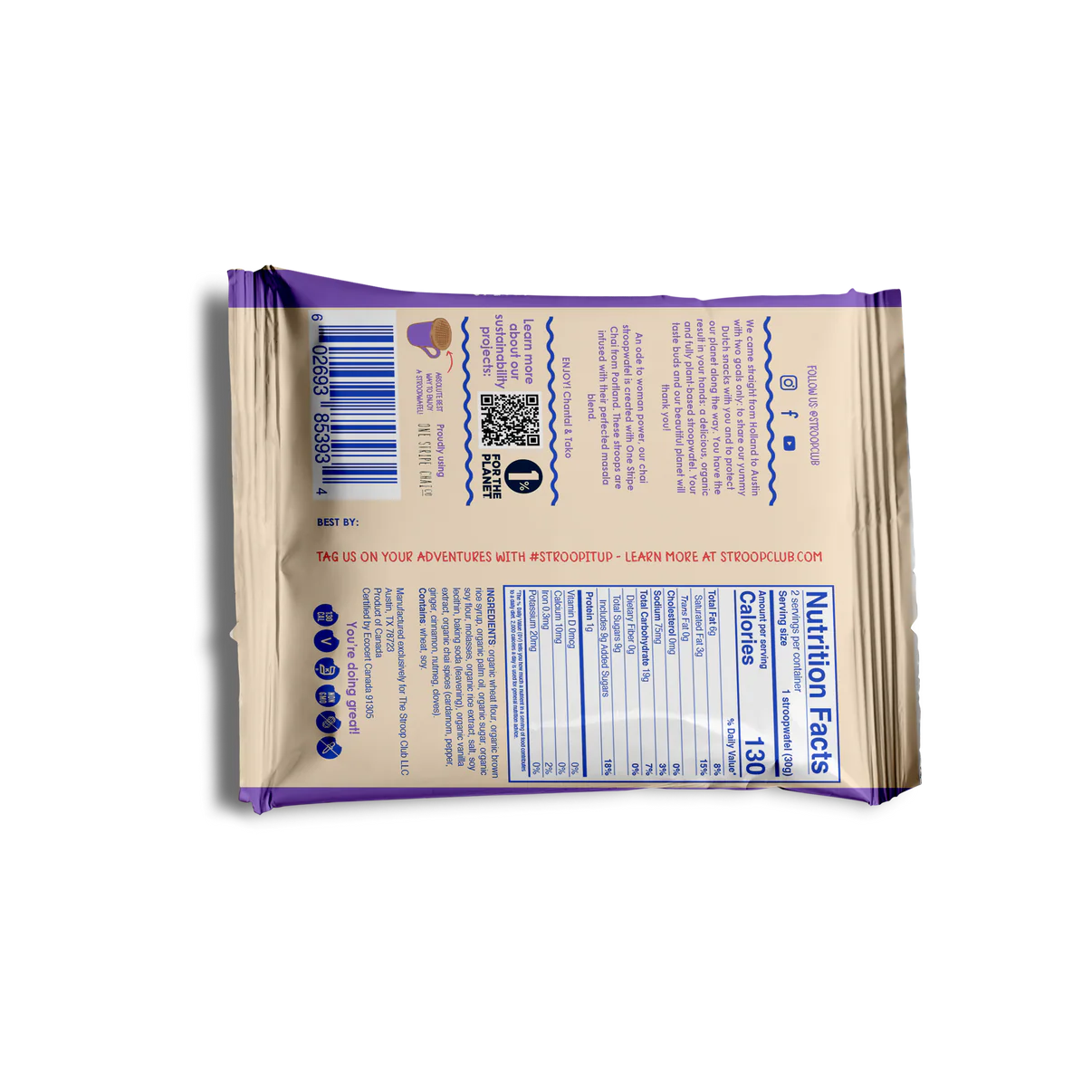 Stroop Club | Chai Stroopwafels (2 pcs)