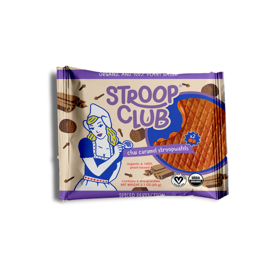 Stroop Club | Chai Caramel Stroopwafels (2 pcs) *SHIPS MAR 31*