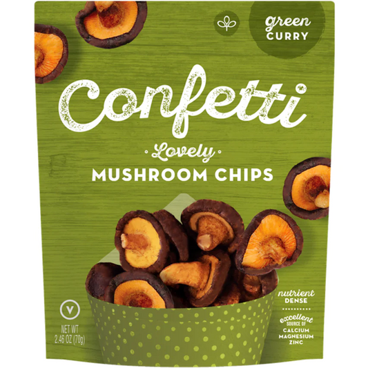 Confetti | Mushroom Chips: Green Curry (70g)