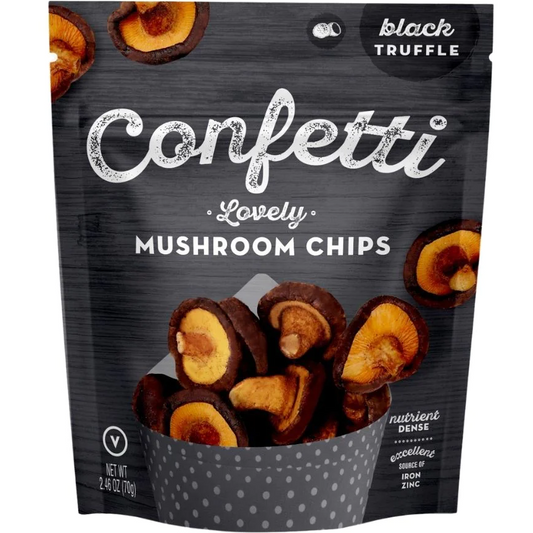 Confetti | Mushroom Chips: Black Truffle (70g)