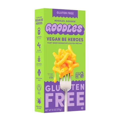 Goodles | Vegan Be Heroes Gluten-Free Cheddar Mac (170g)