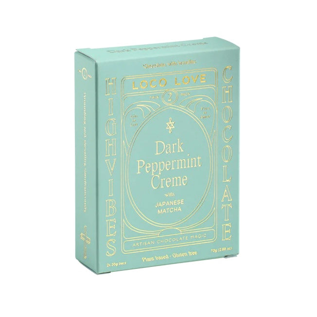 Loco Love | Dark Peppermint Creme Chocolate (70g)