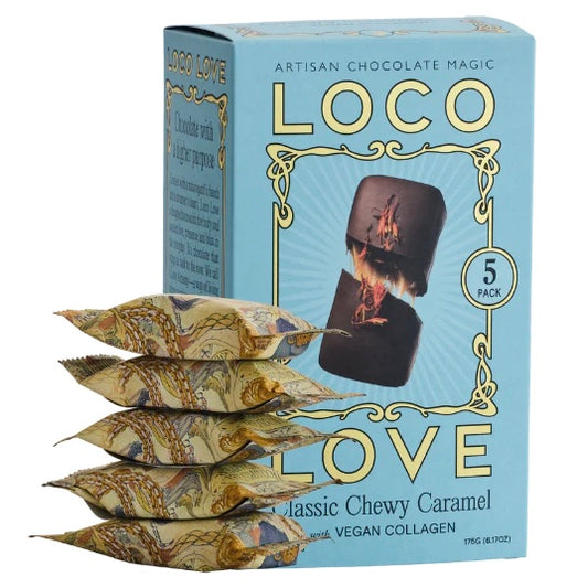 Loco Love | 5-Pack Classic Chewy Caramel Chocolate (175g) *SHIPS NOV 24*