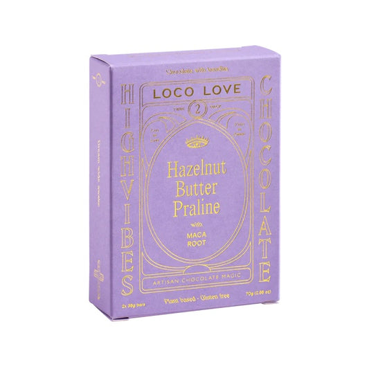 Loco Love | Hazelnut Butter Praline Chocolate (70g)