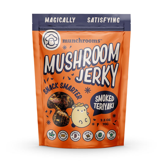 Munchrooms | Smoked Teriyaki Mushroom Jerky (70g)