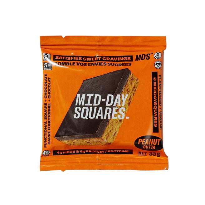 Mid-Day Squares | Peanut Butter Functional Chocolate (33g)