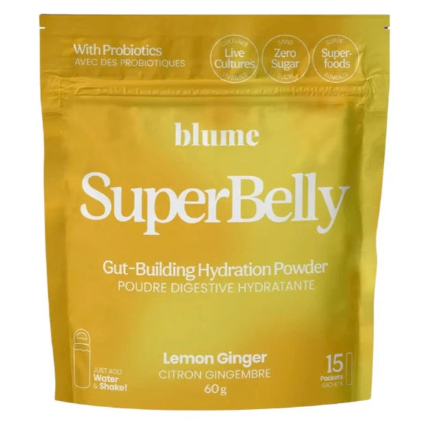 Blume | SuperBelly Hydration Powder: Lemon Ginger (2 sizes)