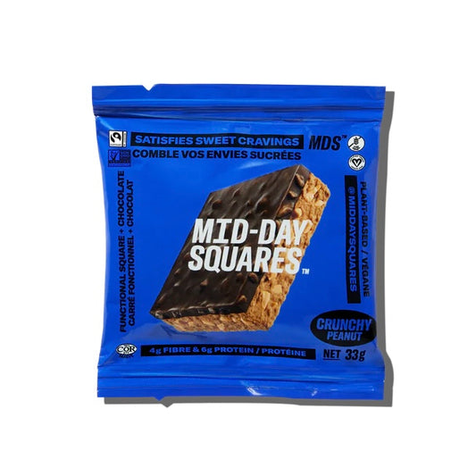 Mid-Day Squares | Crunchy Peanut Functional Chocolate (33g)