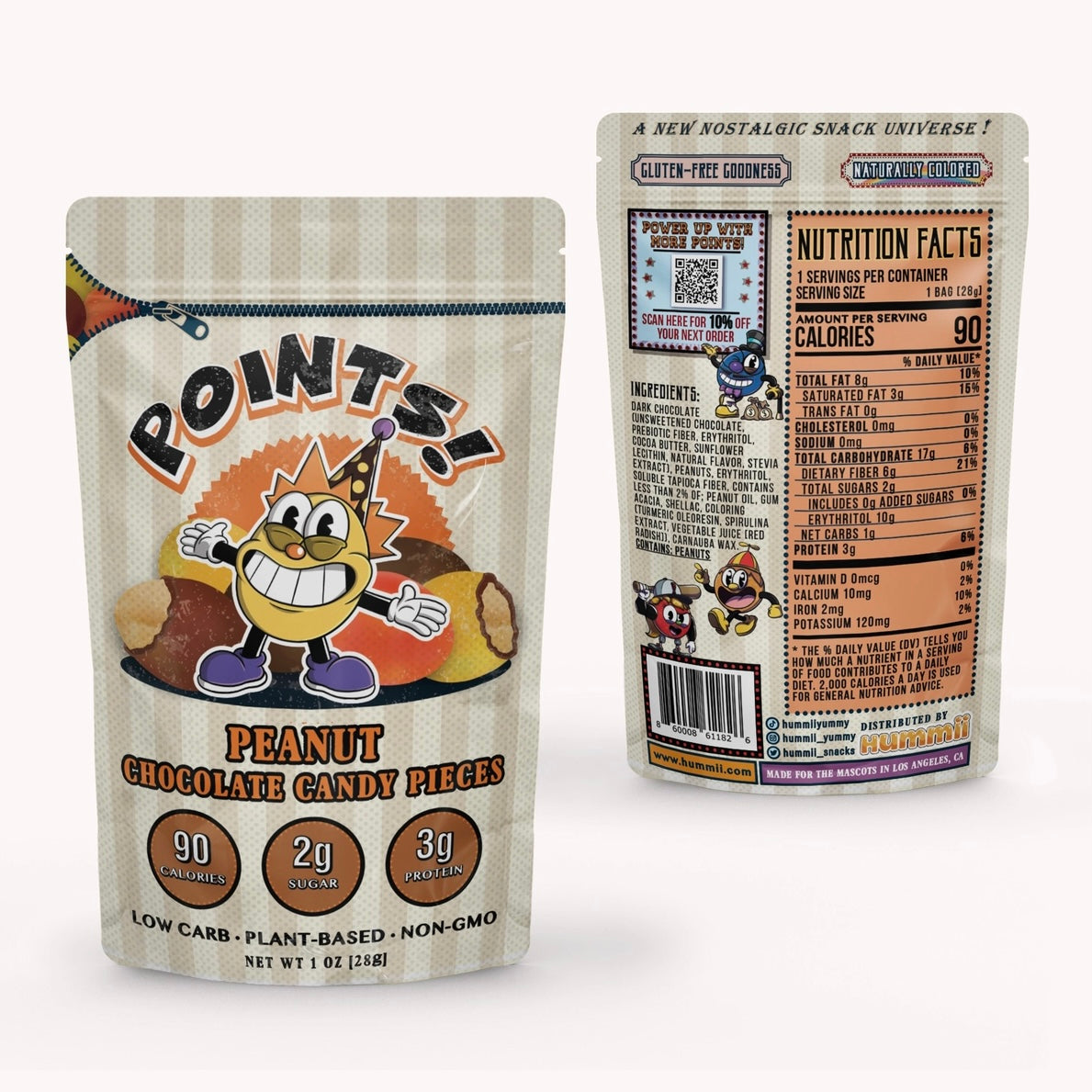 Points | Peanut Chocolate Candy Pieces (28g)