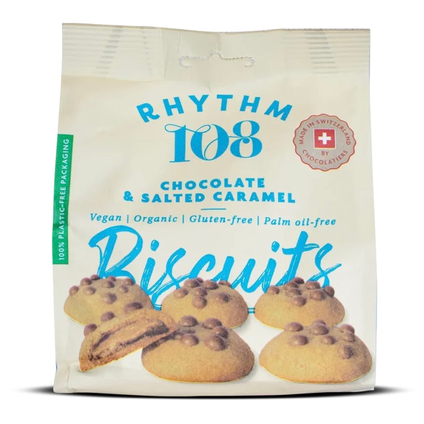 Rhythm 108 | Biscuit Bag: Chocolate & Salted Caramel (135g)