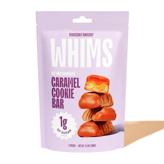 Whims | Chocolate Caramel Cookie Bar (100g)