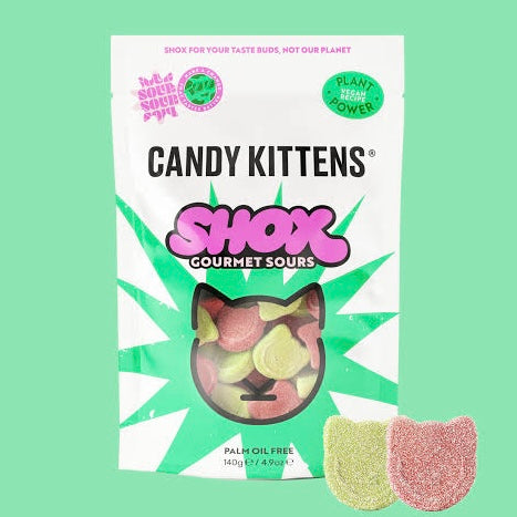 Candy Kittens | Gourmet Sweets: Sour Strawberry & Apple (140g)