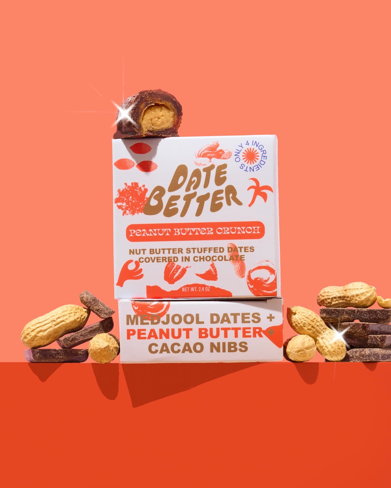 Date Better | Peanut Butter Crunch Chocolate (68g)