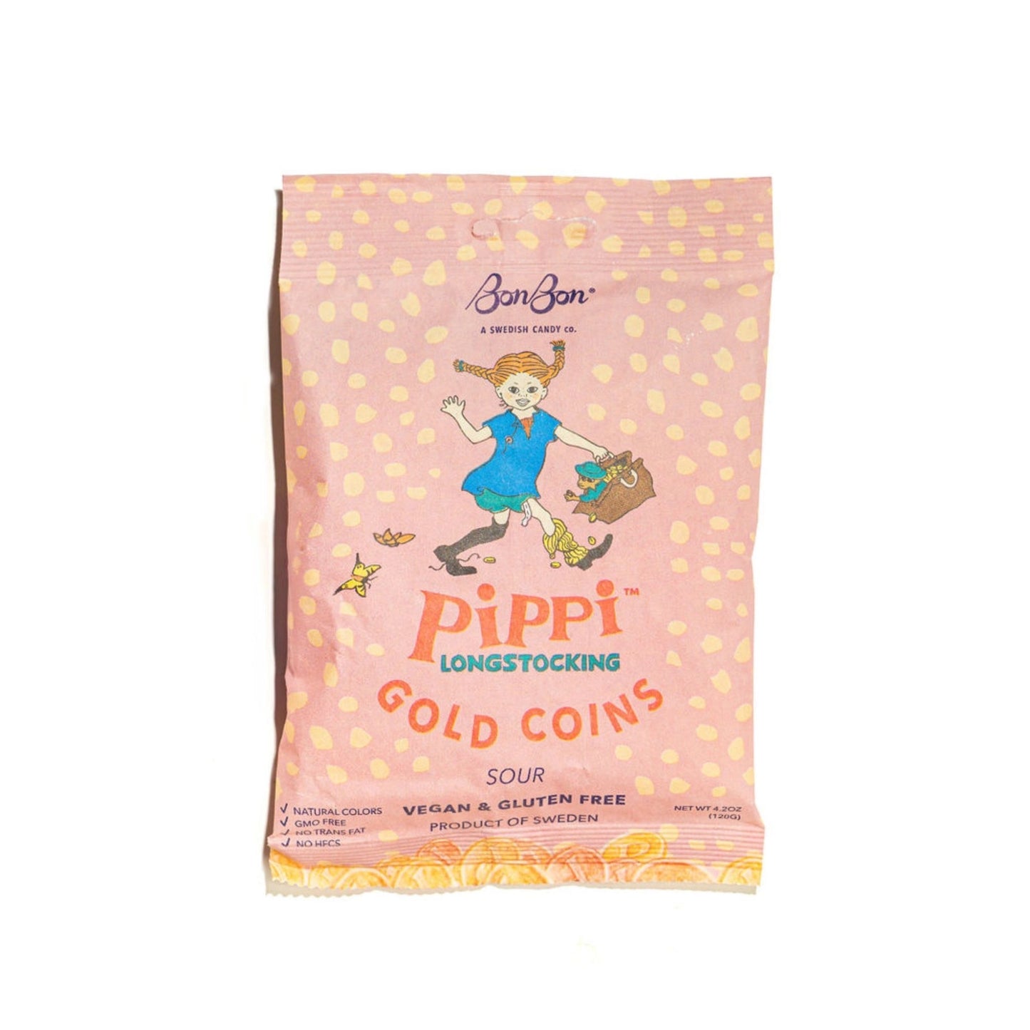 BonBon | Swedish Gummies: Pippi Longstocking Gold Coins (120g)
